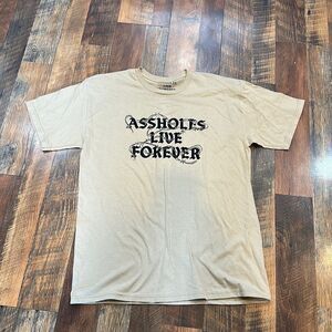 ASSHOLES LIVE FOREVER t-shirt L (6032) NWOT
